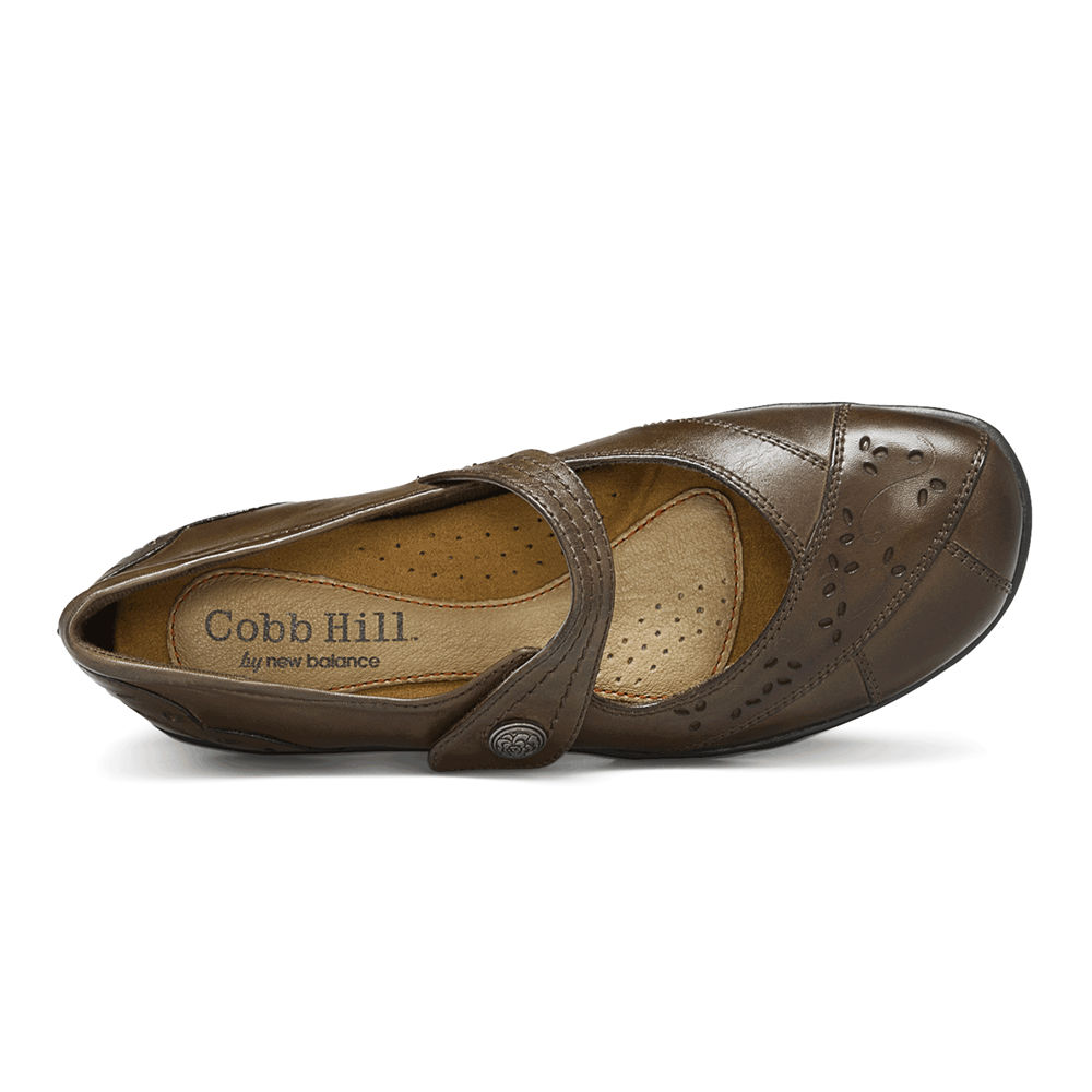 Rockport Flats For Womens Brown - Cobb Hill Petra Mary Jane - PD5746983